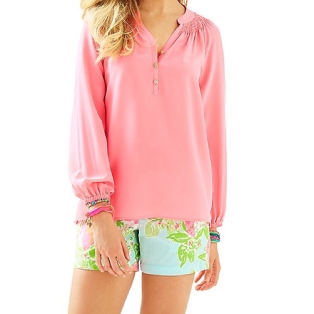 Lilly Pulitzer Coral Elsa Top